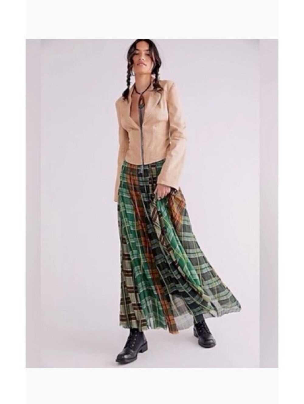 Free People FP One Lausanne Convertible Maxi Skirt Small